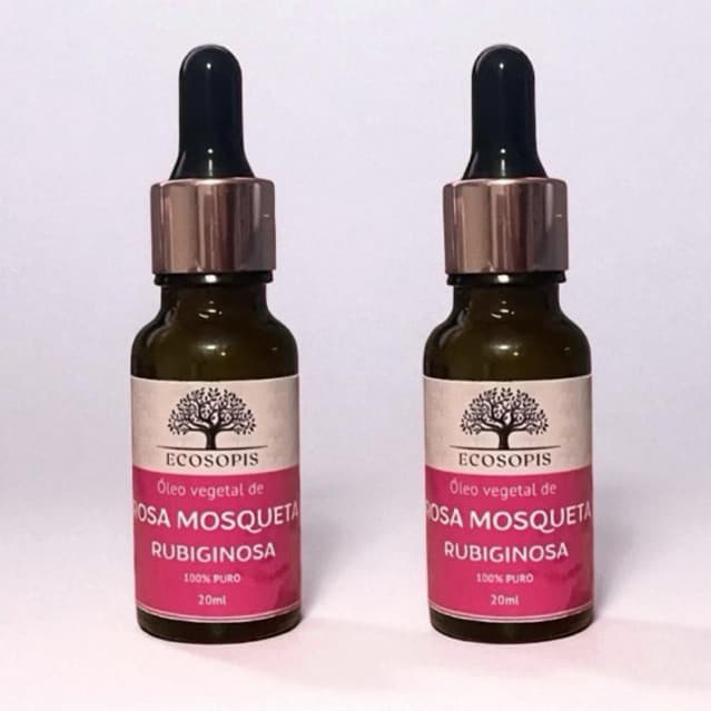 Óleo de Rosa Mosqueta Rubiginosa 100% PURO Kit com 2