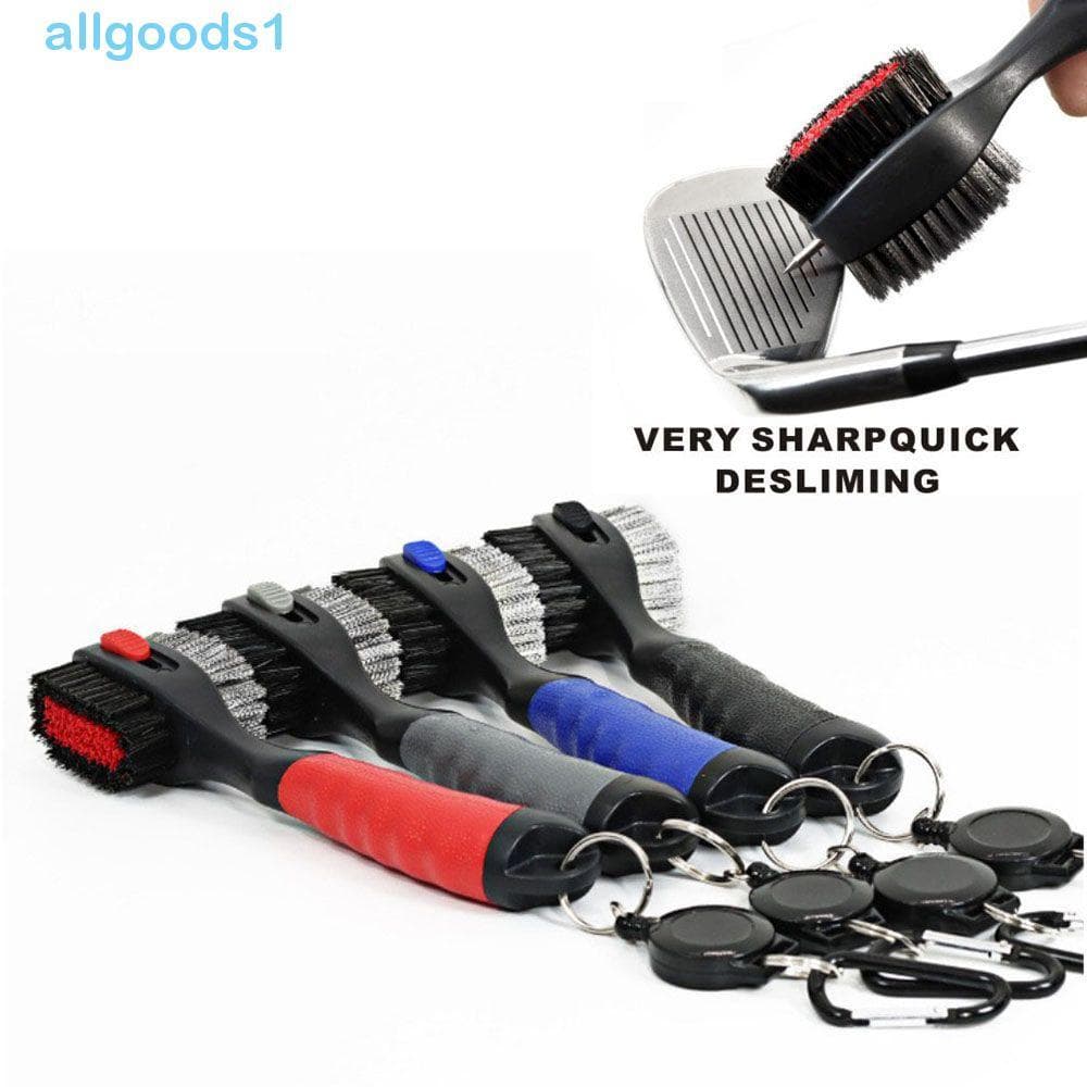 ALLGOODS Golf Club Escova Bens De Alta Qualidade Durável 2 Lados Retrátil Sulco Mais Limpo