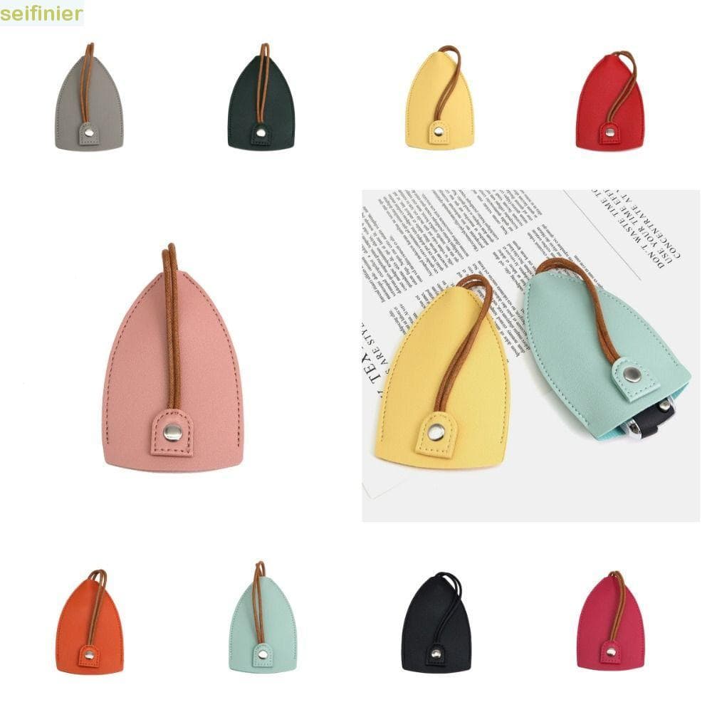 Bolsa De Chaveiro Removível SEIFINIER , Carteiras De Couro PU À Prova D'água Para Chaves , Porta-De Governanta De Cor Só