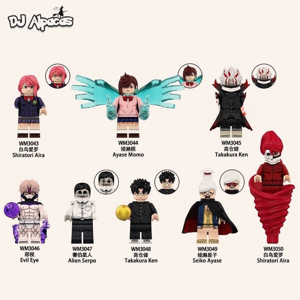 Blocos De Construção Figuras Brinquedo Colecionável WM3043 WM3044 WM3045