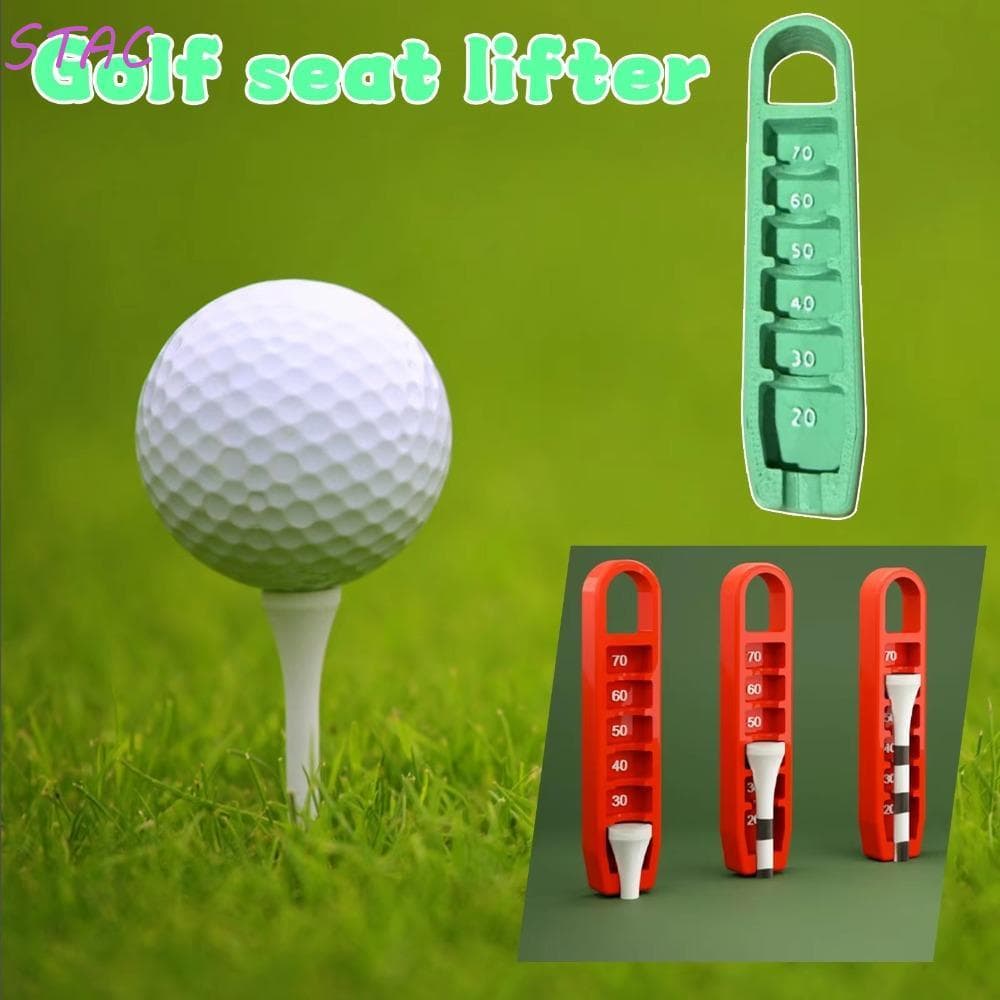 Ajustador De Altura Do T De Golfe STAC , Portátil 3 Em 1 Conjunto Precisão , Ferramenta De Reparo De Divot De Plástico