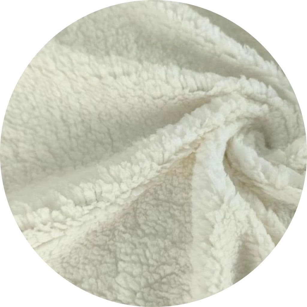 Tecido Pele de Carneiro Ovelha Sherpa Carapinha 1,60m de Largura Lã Carneirinho Teddy Pelúcia Para Boneca Jaqueta Manta