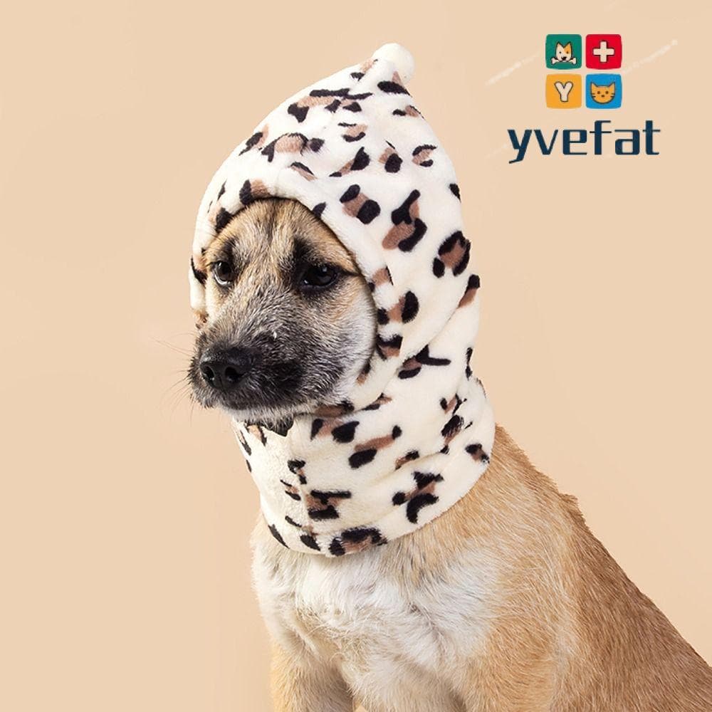 Protetores De Orelha Calmantes Para Cães YVEFAT , Polaina Quente Pescoço De Animais De Estimação Alívio De Ansiedade , L