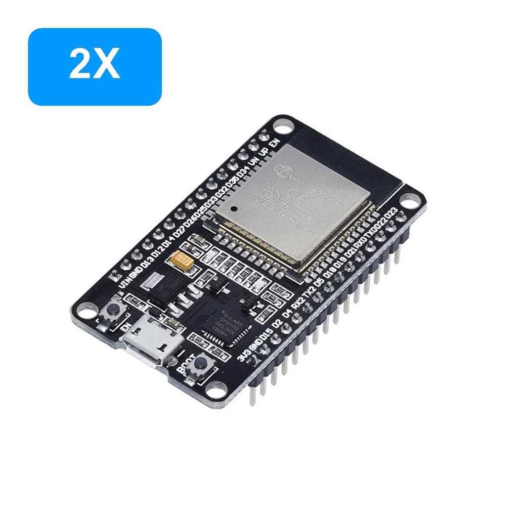 Kit 2x Módulo ESP32 Wi-Fi Bluetooth