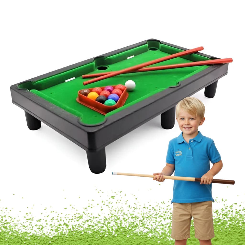 Brinquedo Mesinha De Sinuca Bilhar Infantil Snooker Portátil