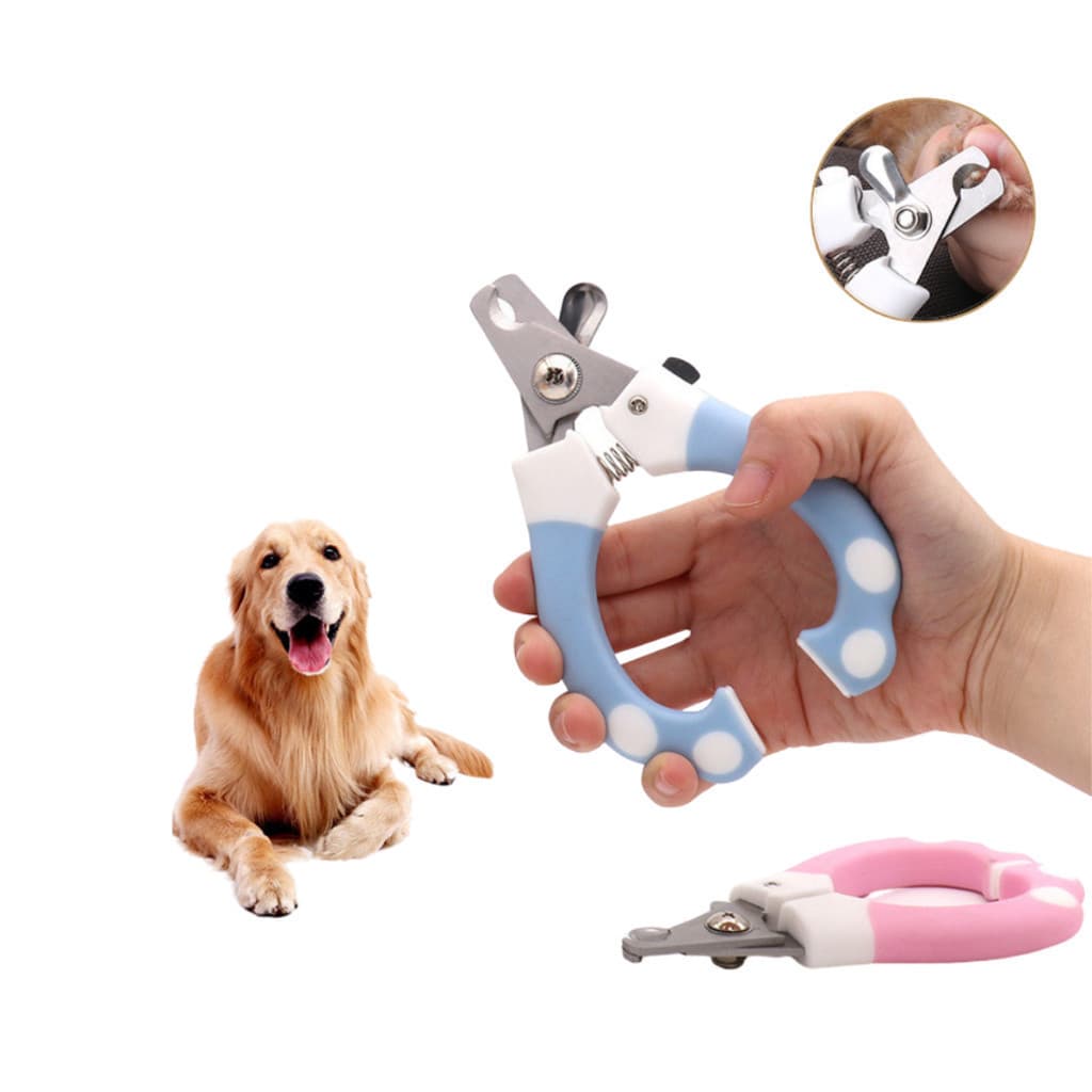 Alicate Cortador De Unha Com Mola e Trava Para Pets
