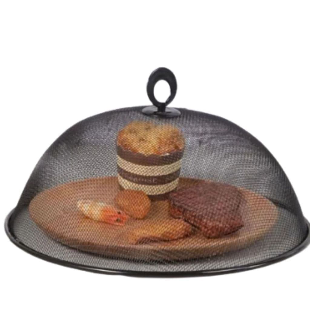 Tampa Tela Rede Cobre Bolo Alimentos Preta Aramado de Ferro