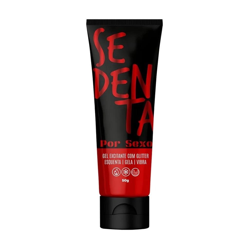 Gel Excitante com Glitter Sedenta - Por Sexo 50g 