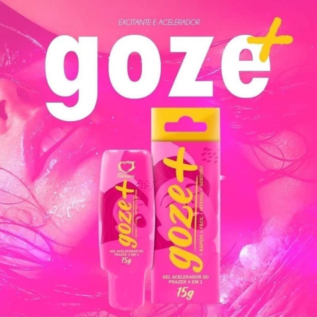 Acelerador de Prazer Feminino Goze Mais 4 em 1 - Gel Excitante 15g - Sexy Fantasy | Sex Shop Produtos Adultos