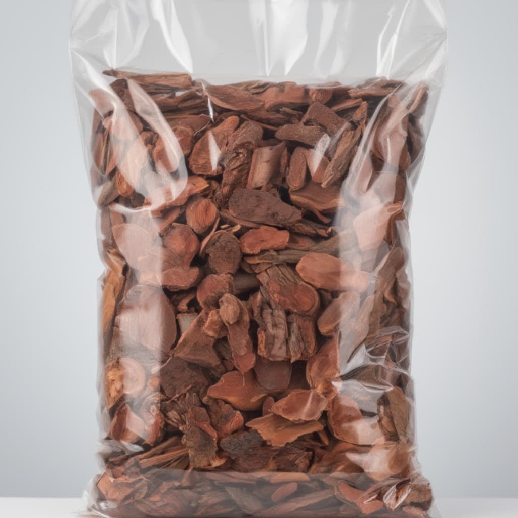 Casca de Pinus Polida Substrato para Orquídeas e Plantas Naturais Drenagem Ideal Cobertura Decorativa para Vasos