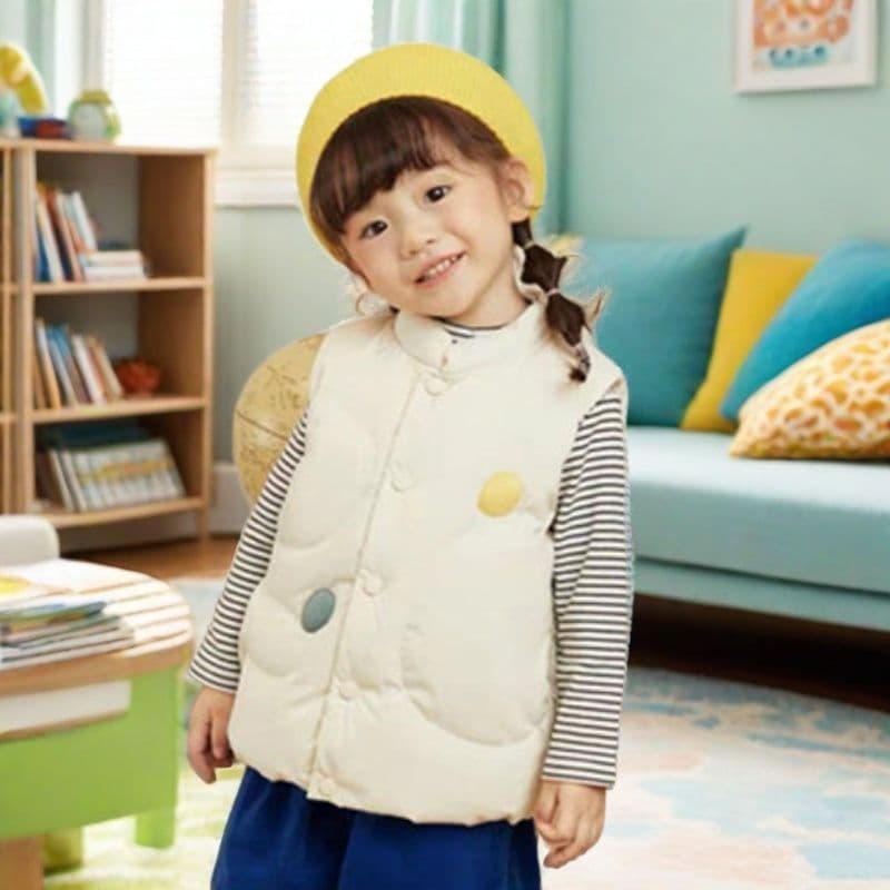 Bebê bebê crianças para baixo colete meninas meninos pai-filho jaqueta topo novo estilo crianças roupas 2025 outono inve