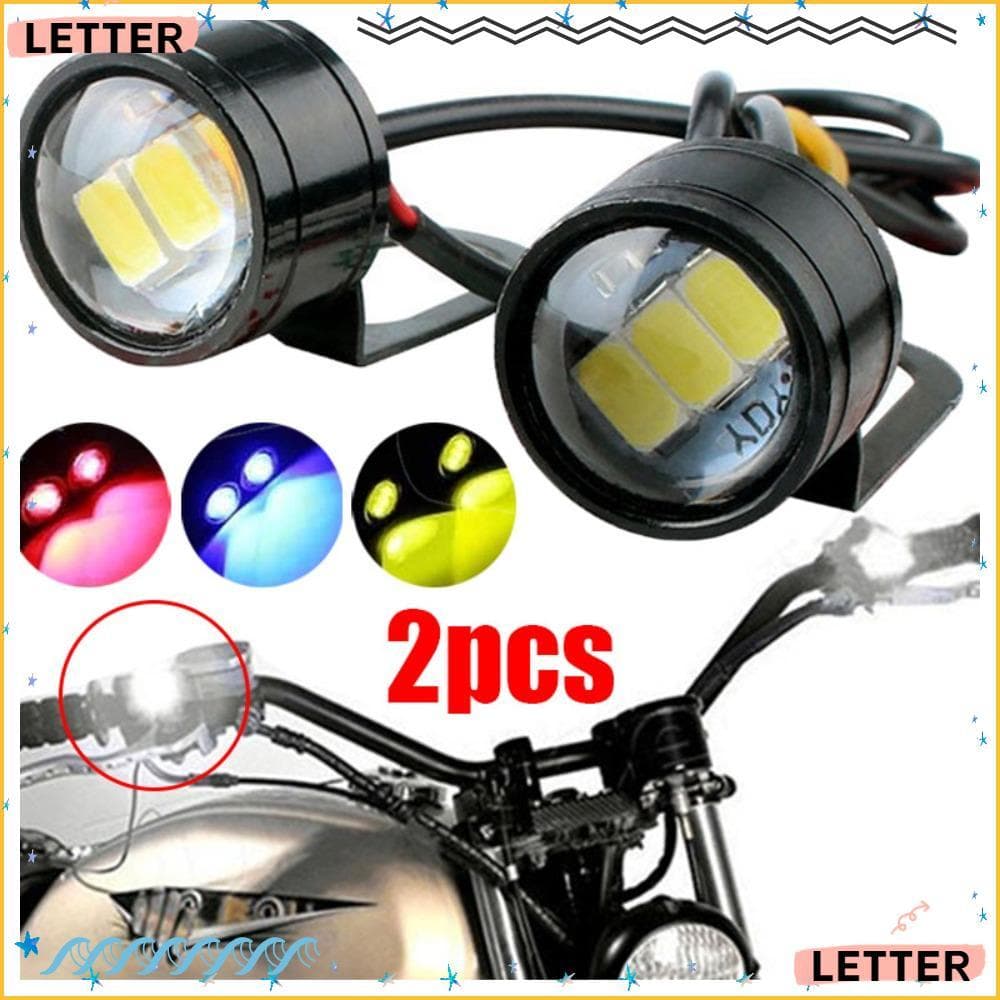 Carta 1 Par De Luz De Condução , Acessórios Led Moto Lâmpada De Nevoeiro , Universal 12V Super Brilhante Farol Da Motoci