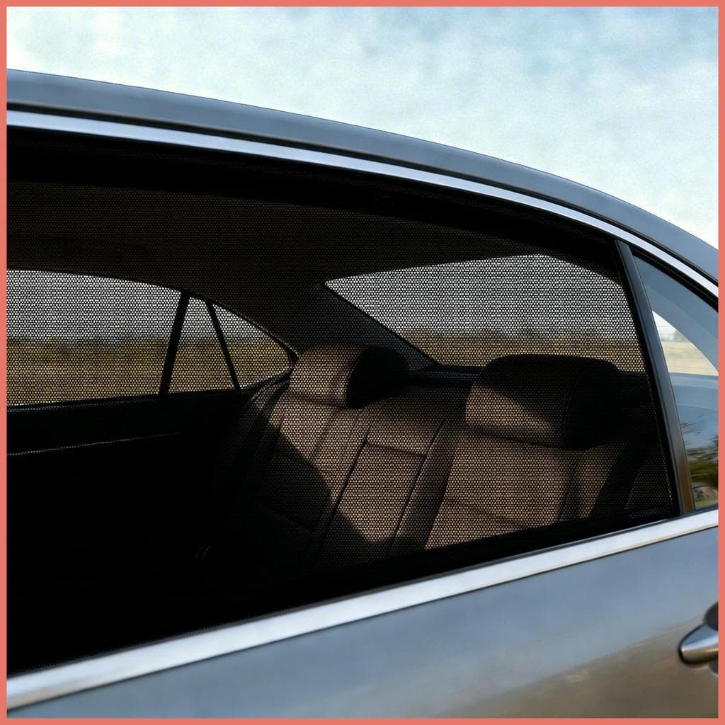 Cortinas De Janela De Carro Respirável Proteção UV Auto Pára-Sol Para Viagens Acampamento Nap Dormir xurit3br