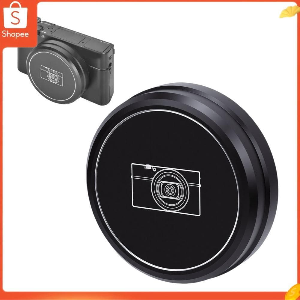 Audiohome01.br Tampa de lente adequada para câmera RX100 M6 M7 Capa preta à prova de poeira anti impressão digital com