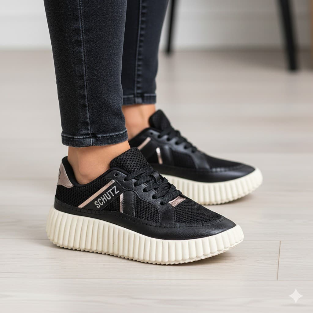 Tênis Feminino Esportivo Leve Para Treinos Solado Antiderrapante Oferta