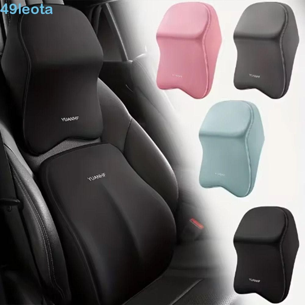 LEOTA Travesseiro De Pescoço De Carro , Encosto De Cabeça Respirável Ergonômico Antifadiga , Almofada De Descanso Ajustá