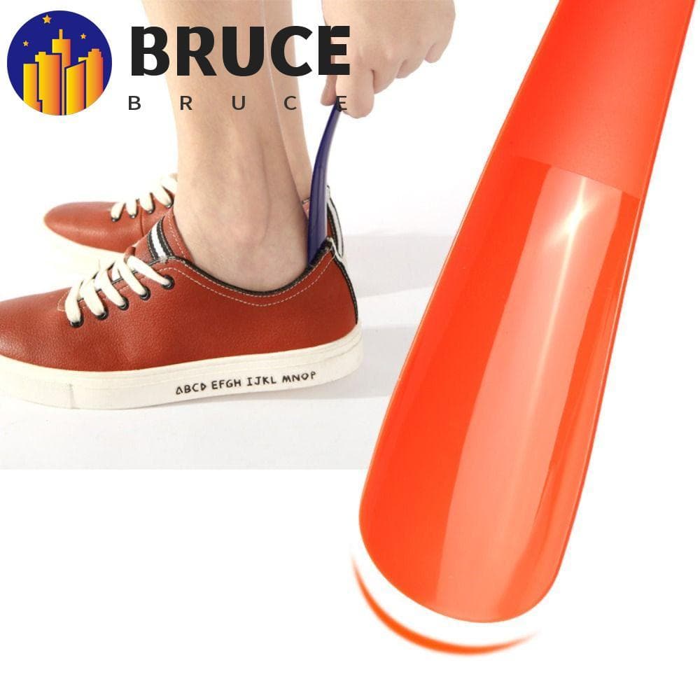 BRUCE 2 Peças Calçadeira , Alça Deslizante Em Forma De Colher De Plástico , Levantador De Sapato Profissional Leve E Res