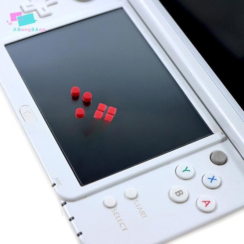 Abongbanghn 1 Conjunto Universal Pé Almofada Parafuso Plug Para 3DS XL Console Pés De Borracha Capa 3DSLL Frente Ba Tela