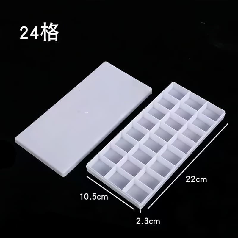 24 grades tampa dura arte caixa de cores guache aquarela pintura acrílica paleta de cores caixa arte hidratante paleta d