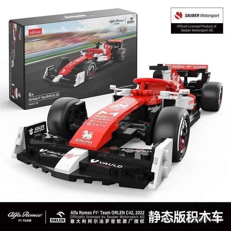 Produto de comércio exterior muito vendido: Blocos de Montar RASTAR Starlight, Modelo de Montagem Genuíno Red Bull RB19,