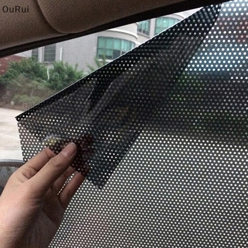 [B & C] 2 Unidades 42x38cm DIY Car Stiers Sun Shades Proteção Solar Capa De Janela Guarda-Sol De PVC Escudo Lateral Com 