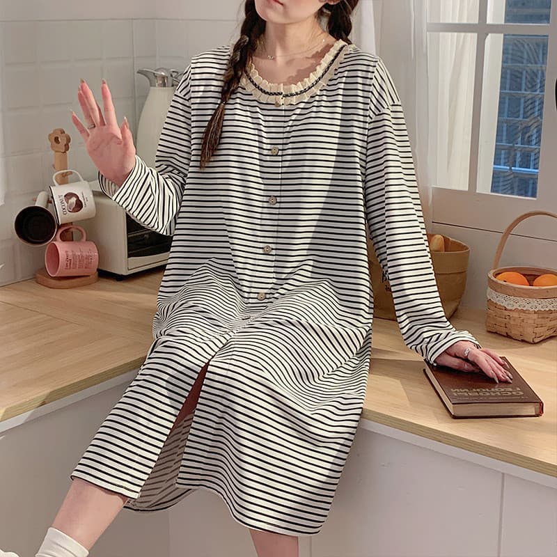 2025 primavera imitação de algodão com almofada no peito confinamento saia maternidade mulheres grávidas pós-natal vesti