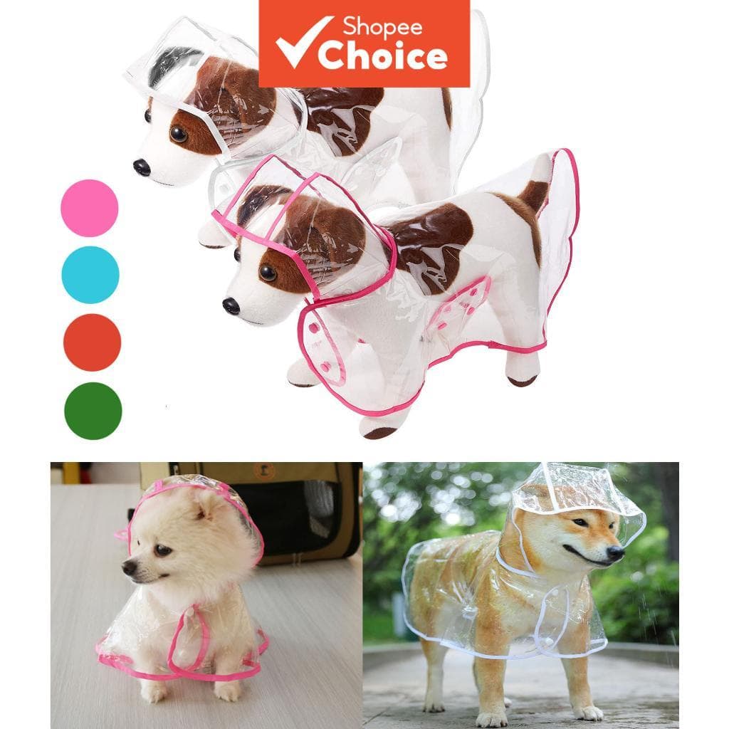 Capa De Chuva Impermeável Para Animais De Estimação , Estilo De Vida , Adequada Cães Grandes , Médios E Pequenos Caminha