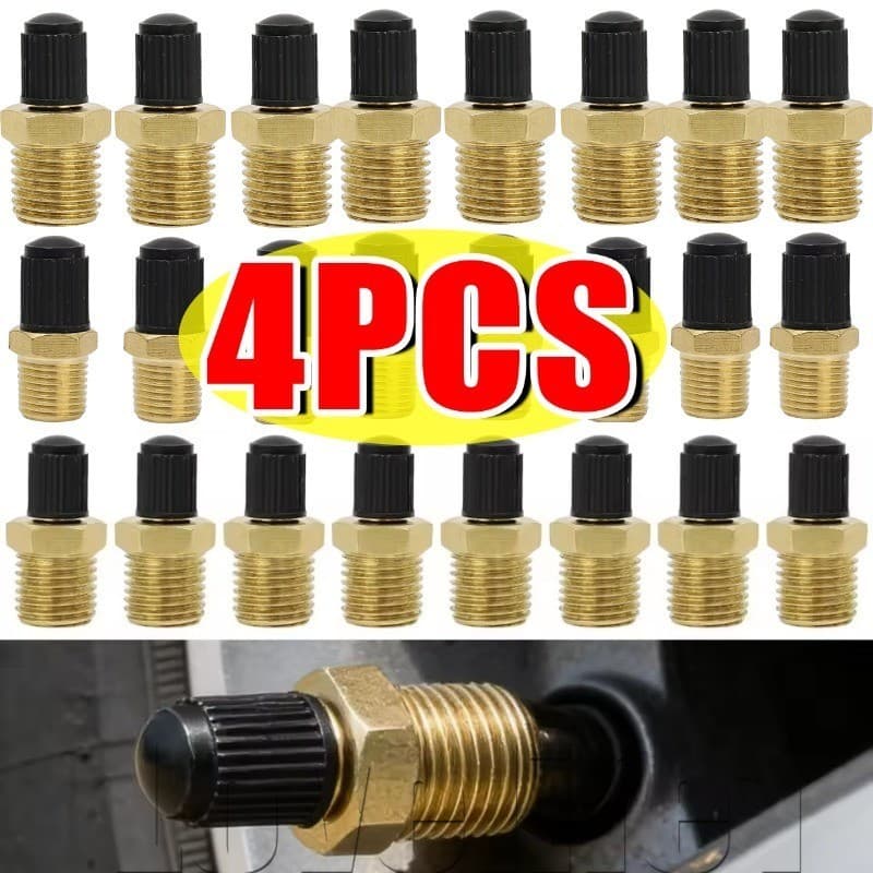 Núcleo Da Válvula Motocicleta Do Carro-De Inflar Pneus Sem Câmara-Acessório De Substituição De Rosca Universal-Haste Cob