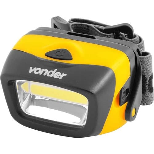 Lanterna De Cabeça Led Cob Lcv 120 Lúmens Capacete Vonder