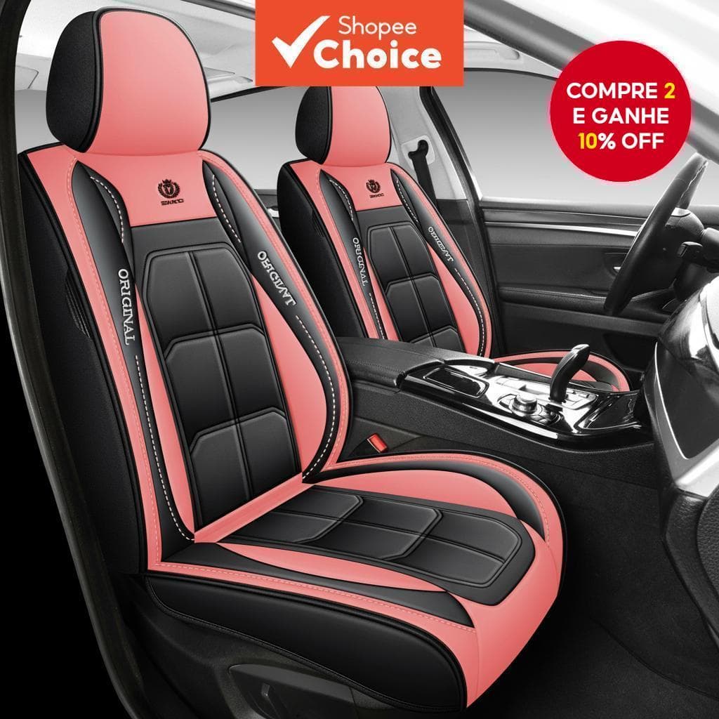  Capas de assento de couro PU de alta qualidade, conjunto completo universal de capas de assento de couro, protetores de