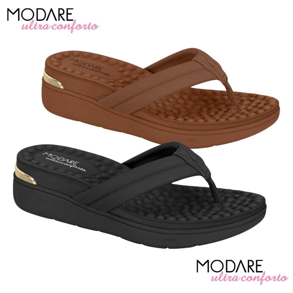 Tamanco Chinelo Feminino Modare Ortopédico Esporão Massageador Conforto Macio Ref: 7151.134