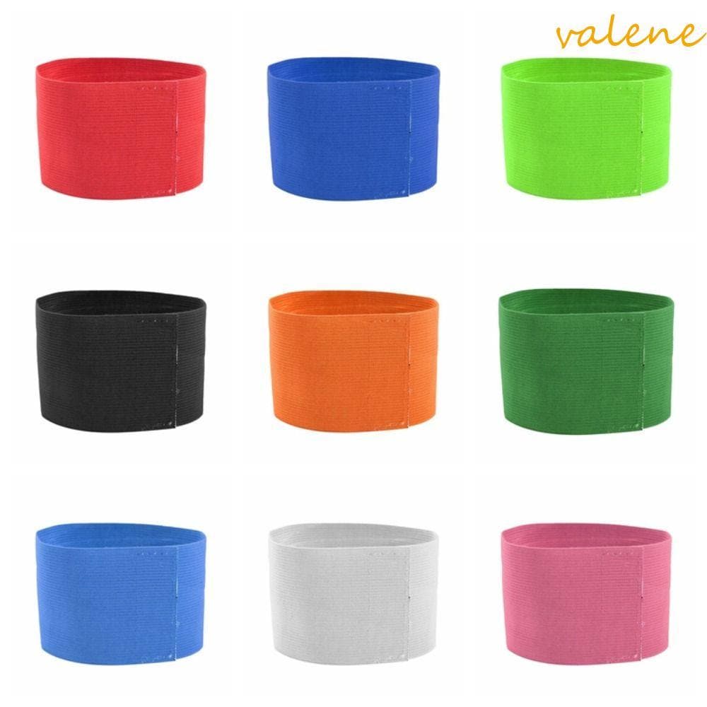 Braçadeiras De Futebol VALENE , Braçadeira De Capitão Antiderrapante Ajustável Esportiva De 15 Cores Disponíveis