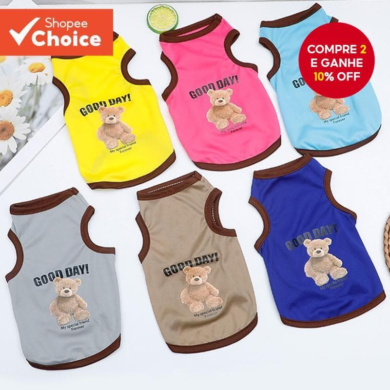 Colete Respirável Para Animais De Estimação De Verão , Universal Cães E Gatos , Fino Confortável , Várias Cores Listras