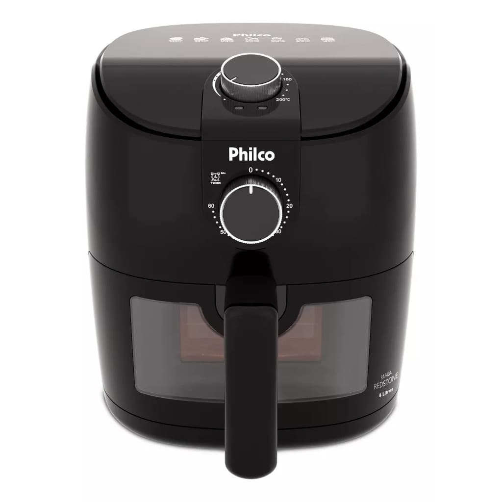 FRITADEIRA PHILCO AIR FRYER 4L PAF40A 53801089 Preto 127 V