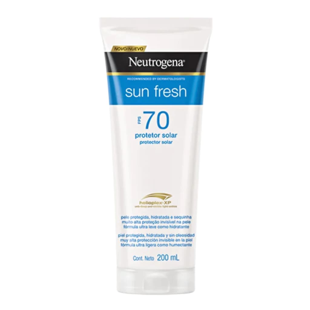 PROTETOR SOLAR SUN FRESH FPS70 NEUTROGENA 200ML