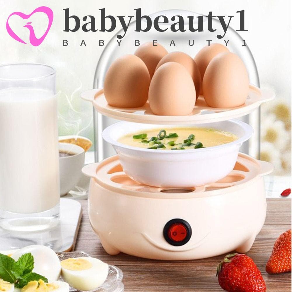 BABYBEAUTY1 Panela Elétrica Para Ovos , Camada Única/Dupla , Vaporizador De Alimentos , Aquecedor De Café Da Manhã , Coz