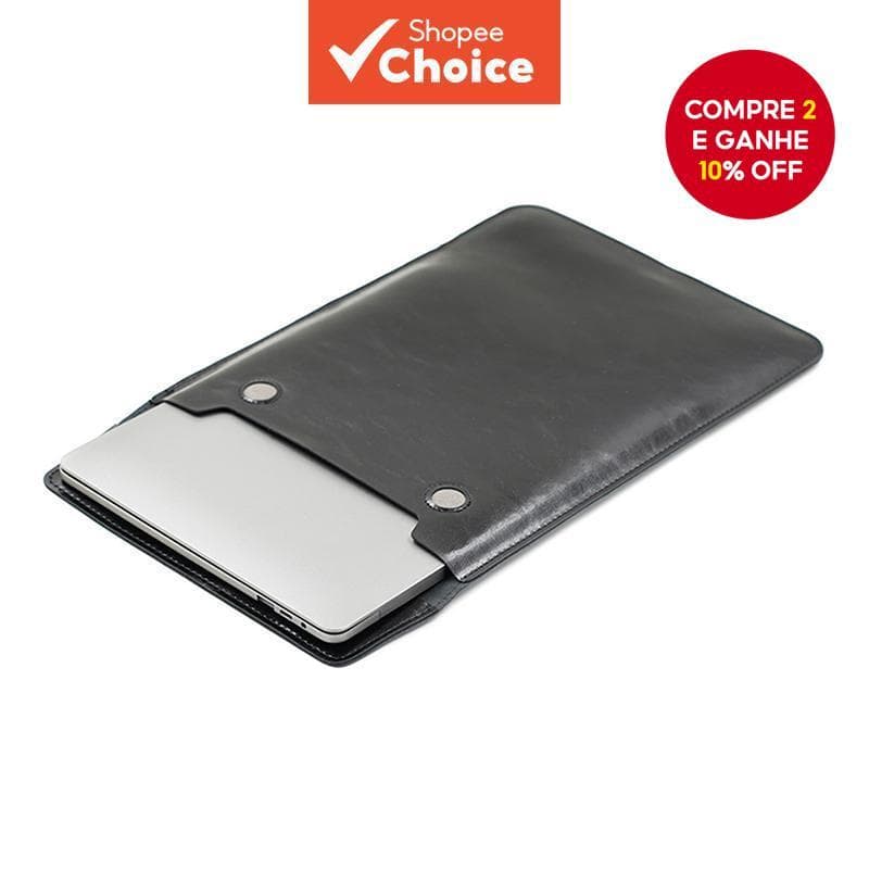 Envelope Para Laptop Manga Super Fina Capa De Couro De Microfibra MacBook Pro Air 13 14 15 16 Polegadas