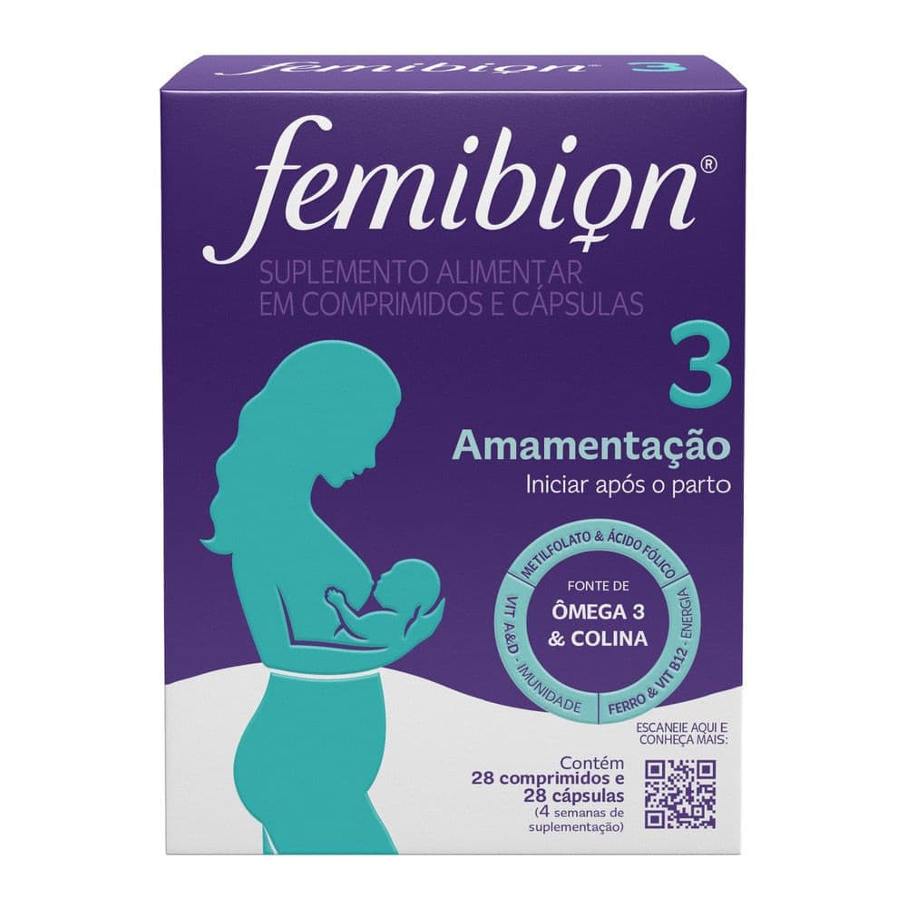 Femibion Fase 3 Com 28 Comprimidos