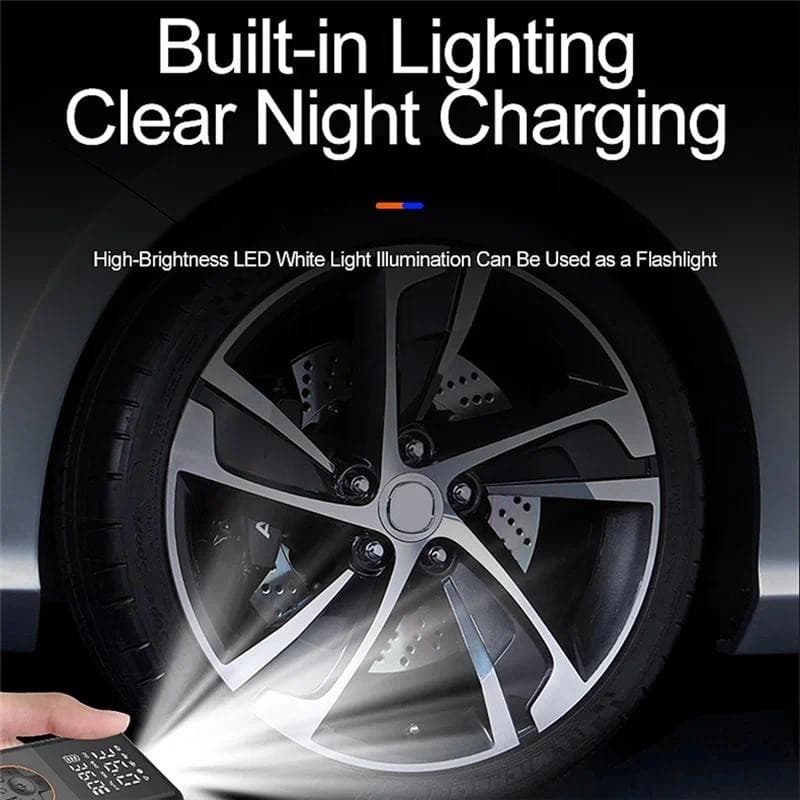 Compressor De Ar Para Carro A72M-100W , 150PSI , Bomba Elétrica Portátil , Inflador De Pneus De Motocicleta , Bicicleta 