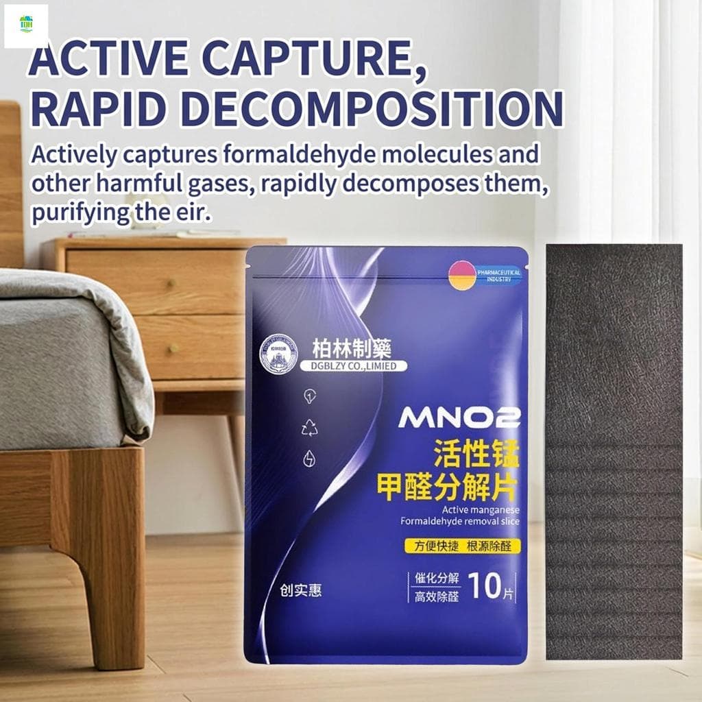Comprimidos Ativos Decomposição De Formaldeído De Manganês Para Purificação De Ar De Guarda-Roupa De Carro Doméstico