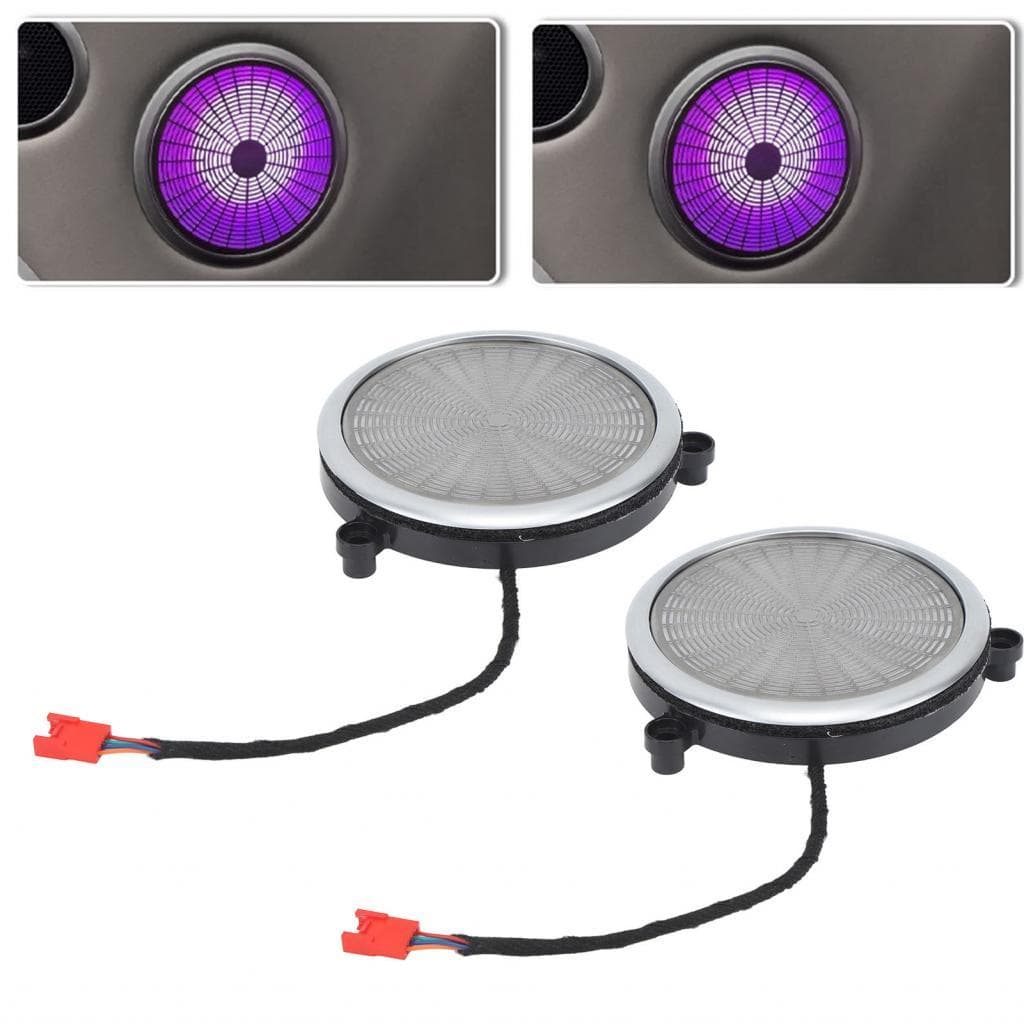 Tomvorks capa de alto-falante para porta de carro, substituição esportiva l494 2014-2020, grade de ajuste universal,