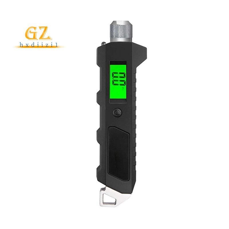 [gzhxdiizi1] Medidor De Pressão De Ar De Pneu De Carro Digital Resistente Cabeça Dupla 230 PSI Para Caminhão Fácil Insta