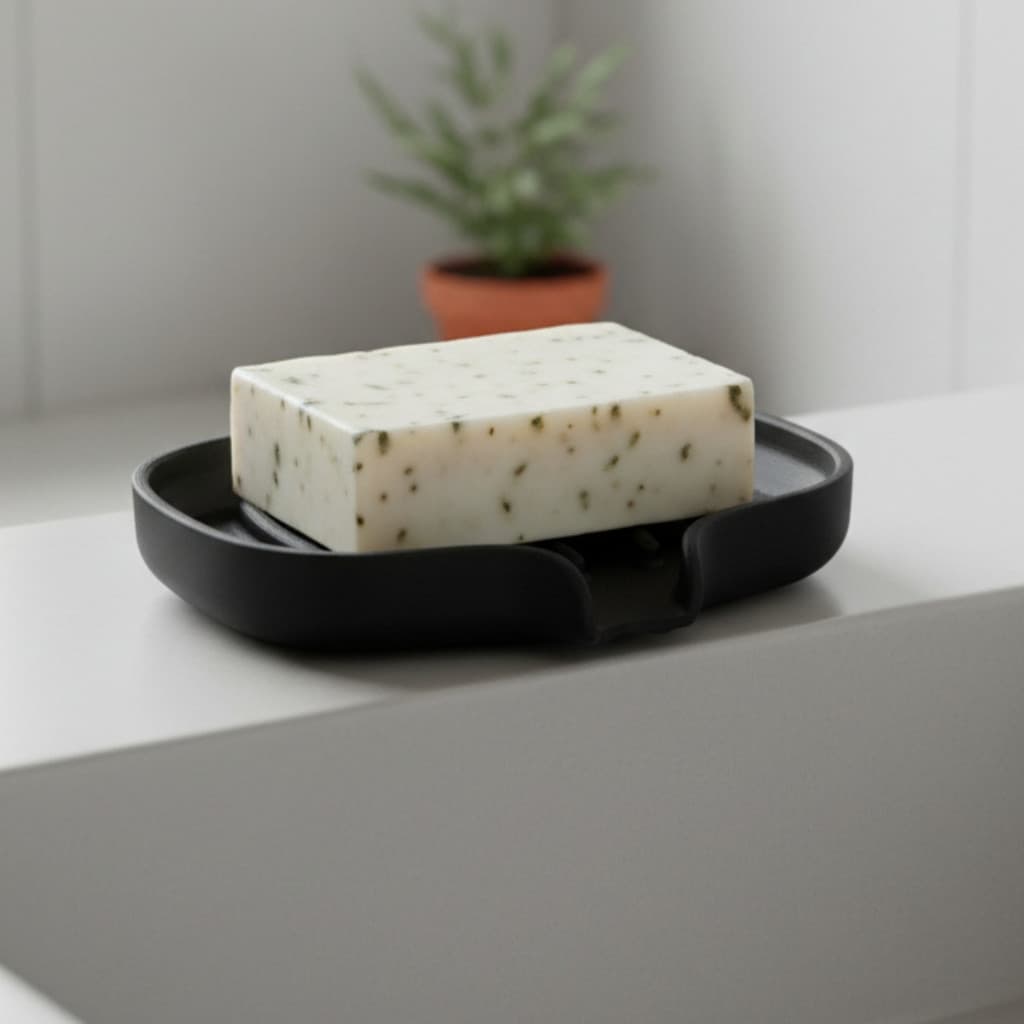 Saboneteira Pia Drenante Banheiro Anti Lodo Design Moderno Evita Acúmulo Água Não Derrete Sabonete