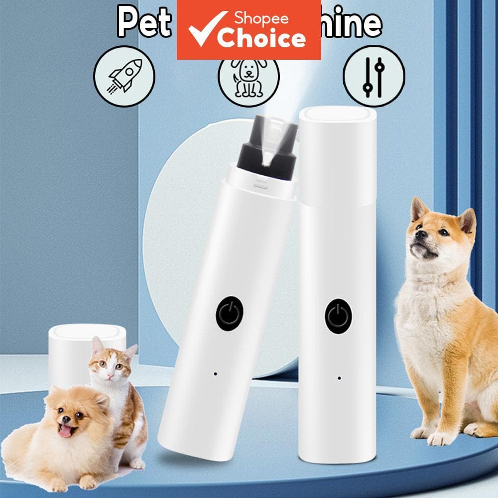 Moedor De Unhas Profissional Para Animais De Estimação , Aparador Elétrico , 3 Velocidades , Recarregável , USB , Baixo 