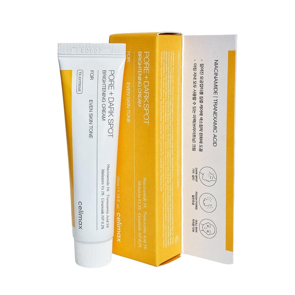 CELIMAX Pore + Creme Iluminador Para Manchas Escuras 35ml Cuidados Com A Pele Coreana