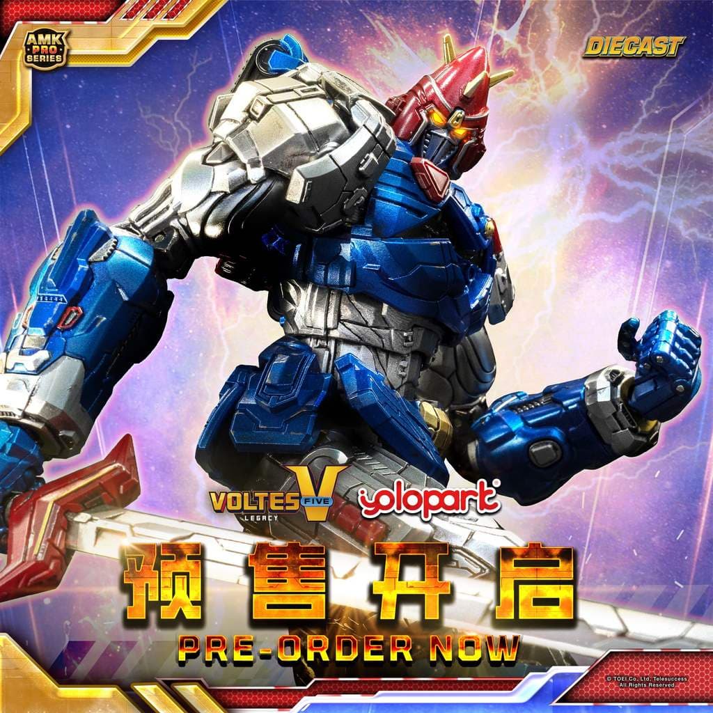 Kit Modelo YOLOPARK AMK PRO Series Voltes V Legacy Mech 20 Cm