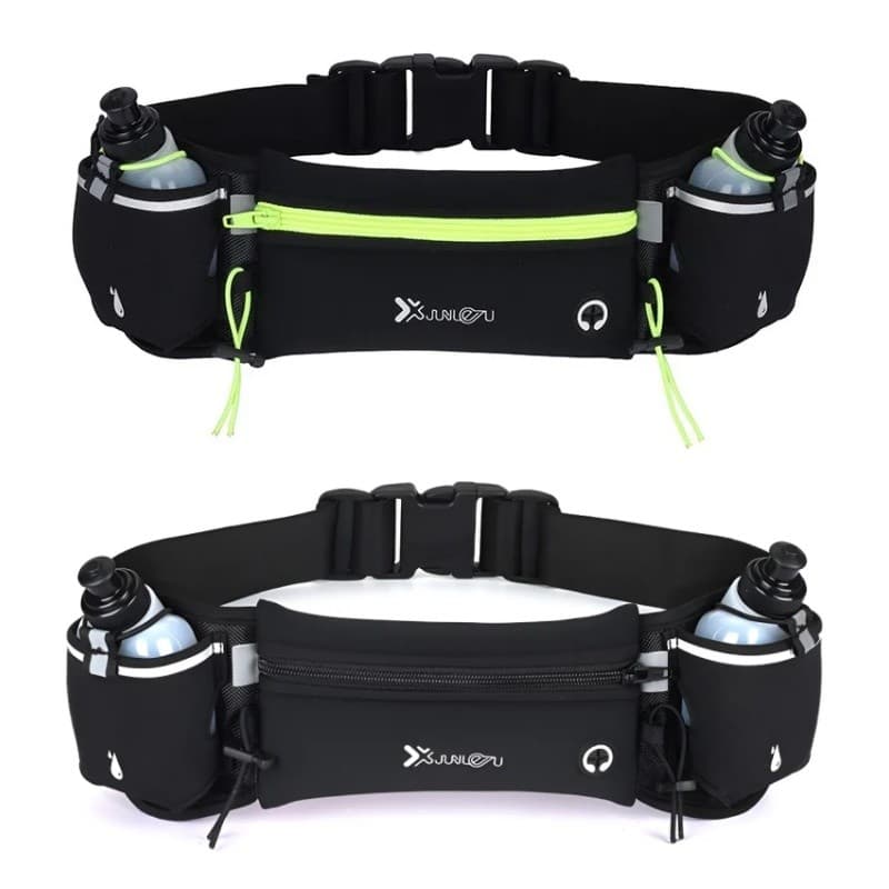 Cinto De Hidratação Com 2x Garrafinhas Para Corrida Pochete