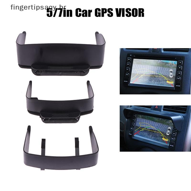 FINGE 5/7 Polegada Viseira De Sombra De Sol Para Carro GPS Navegador LCD Monitor Escudo Universal Auto Capa Cega Suprime