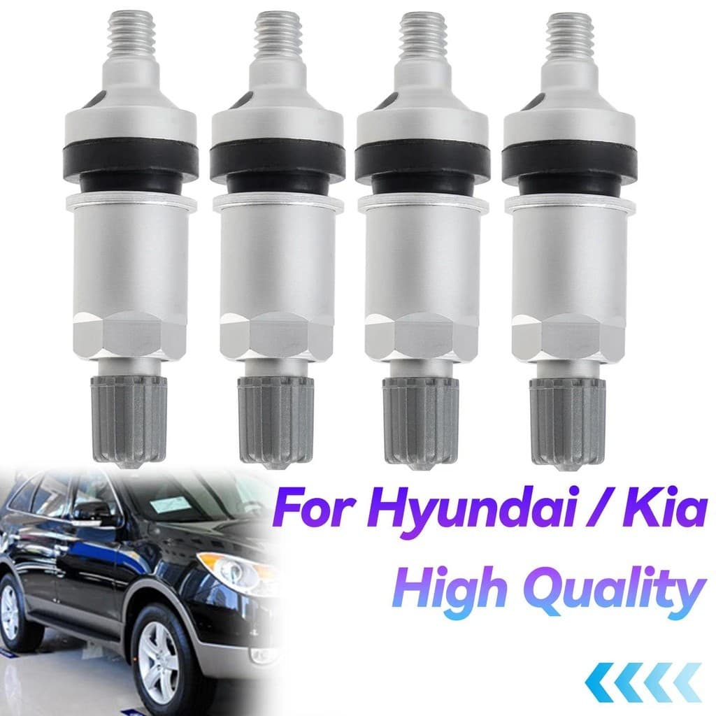 4X TPMS Substituição Monitor De Pressão Dos Pneus Sensor Válvula Haste Para Hyundai I40 Ix35 Kia Rio Sportage Grandeur K