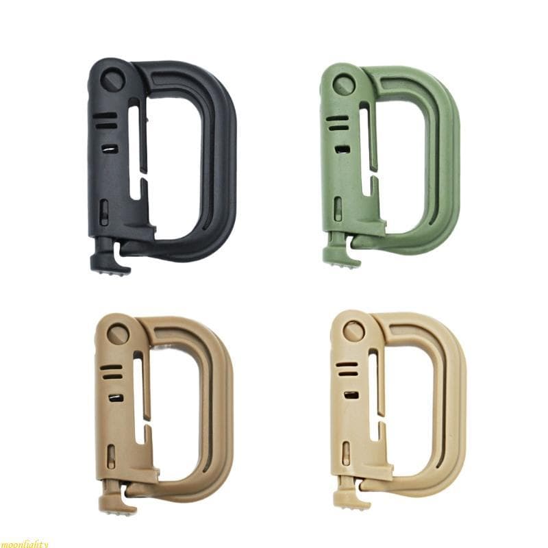 moonlighty 5 Pçs Mochilas Pendurado Bloqueio Snap Chaveiros Para Multiuso D Anéis Fivela